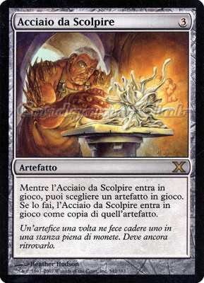 342 / 383 Acciaio da Scolpire rara (IT) -NEAR MINT-