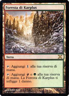 354 / 383 Foresta di Karplus rara (IT) -NEAR MINT-