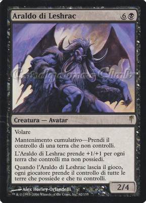 062 / 155 Araldo di Leshrac rara (IT) -NEAR MINT-