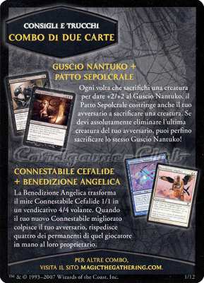 01 / 12 Combo di Due Carte comune -NEAR MINT-