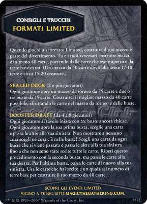 08 / 12 Formati Limited comune -NEAR MINT-