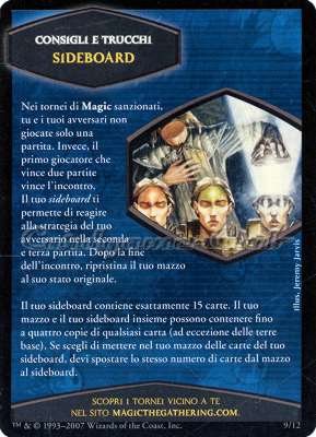 09 / 12 Sideboard comune -NEAR MINT-