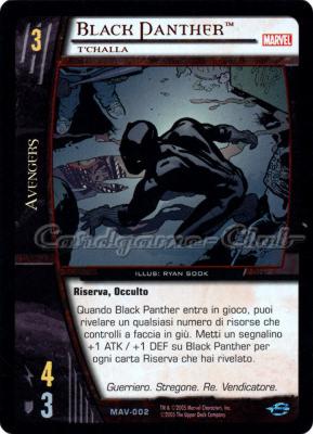 MAV-002 Black Panther non comune -NEAR MINT-