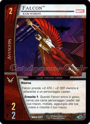 MAV-007 Falcon comune -NEAR MINT-