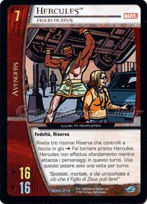 MAV-013 Hercules non comune -NEAR MINT-