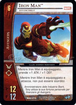 MAV-015 Iron Man comune -NEAR MINT-