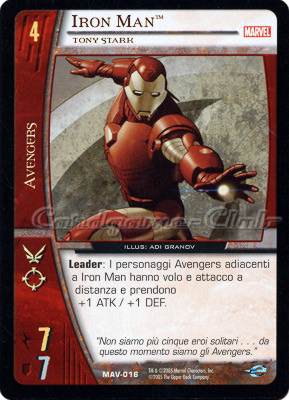 MAV-016 Iron Man comune -NEAR MINT-