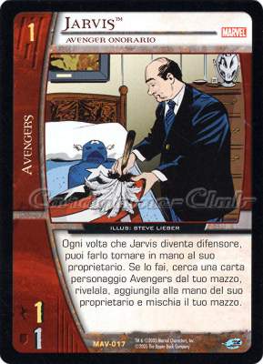 MAV-017 Jarvis rara -NEAR MINT-