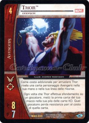MAV-025 Thor rara -NEAR MINT-