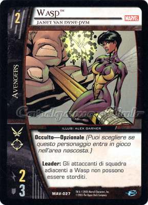 MAV-027 Wasp comune -NEAR MINT-