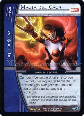 MAV-032 Magia del Caos rara -NEAR MINT-