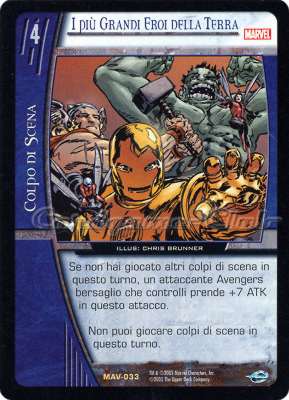 MAV-033 I piu' Grandi Eroi della Terra rara -NEAR MINT-