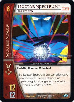 MAV-049 Doctor Spectrum rara -NEAR MINT-