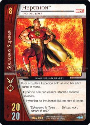 MAV-054 Hyperion rara -NEAR MINT-