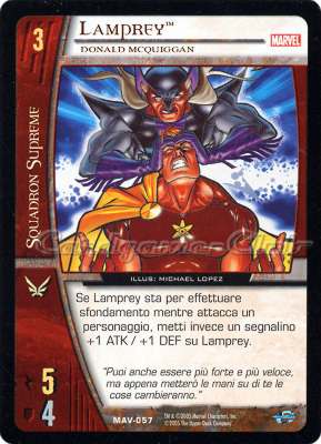 MAV-057 Lamprey comune -NEAR MINT-