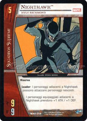 MAV-059 Nighthawk comune -NEAR MINT-