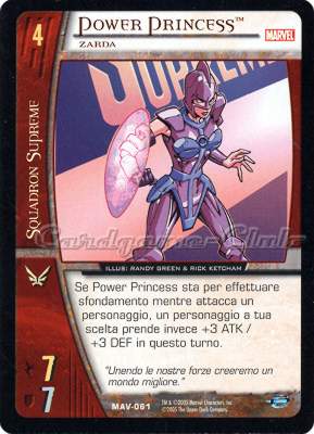 MAV-061 Power Princess comune -NEAR MINT-