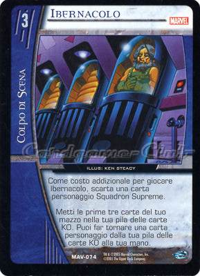 MAV-074 Ibernacolo comune -NEAR MINT-
