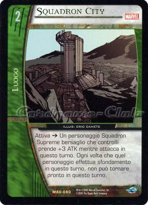 MAV-080 Squadron City rara -NEAR MINT-