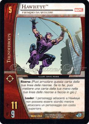 MAV-094 Hawkeye rara -NEAR MINT-