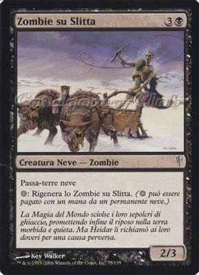 075 / 155 Zombie su Slitta comune (IT) -NEAR MINT-