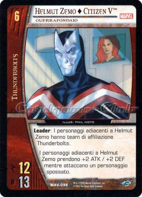 MAV-096 Helmut Zemo + Citizen V comune -NEAR MINT-