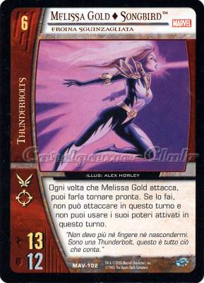 MAV-102 Melissa Gold + Songbird comune -NEAR MINT-