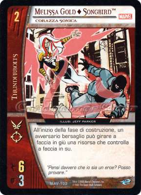 MAV-103 Melissa Gold + Songbird non comune -NEAR MINT-