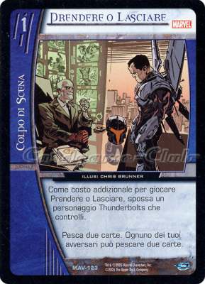 MAV-123 Prendere o Lasciare non comune -NEAR MINT-