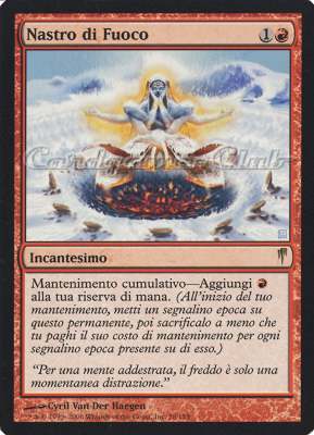 078 / 155 Nastro di Fuoco rara (IT) -NEAR MINT-