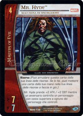 MAV-138 Mr. Hyde comune -NEAR MINT-