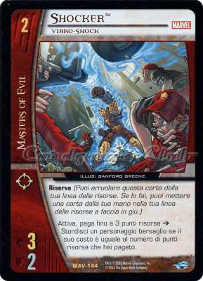 MAV-144 Shoker rara -NEAR MINT-