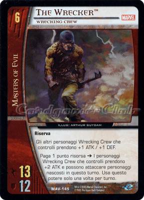 MAV-145 The Wrecker comune -NEAR MINT-