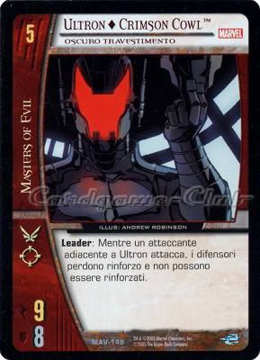 MAV-149 Ultron + Crimson Cowl non comune -NEAR MINT-
