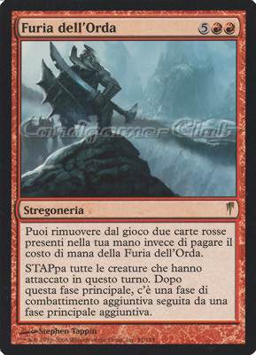 081 / 155 Furia dell'Orda rara (IT) -NEAR MINT-
