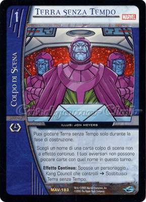 MAV-183 Terra senza Tempo rara -NEAR MINT-