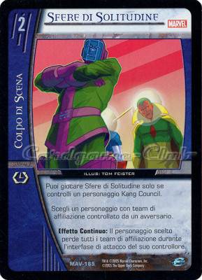 MAV-185 Sfere di Solitudine non comune -NEAR MINT-
