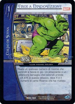 MAV-194 Eroi a Disposizione comune -NEAR MINT-