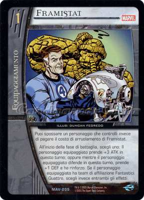 MAV-205 Framistat non comune -NEAR MINT-