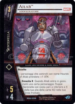 MAV-208 Ahab non comune -NEAR MINT-