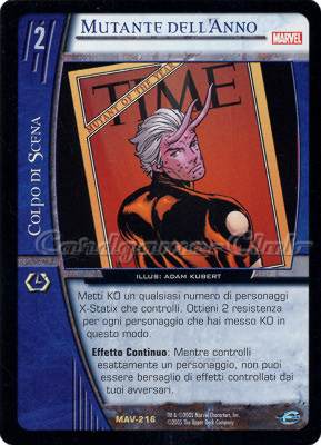 MAV-216 Mutante dell'Anno rara -NEAR MINT-