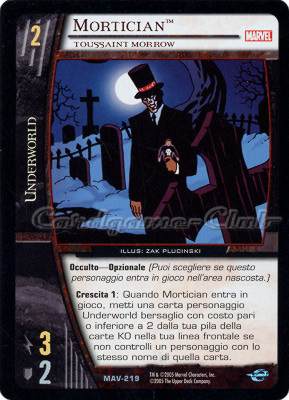 MAV-219 Mortician non comune -NEAR MINT-