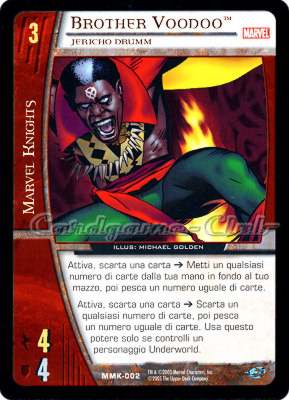 MMK-002 Brother Voodoo comune -NEAR MINT-