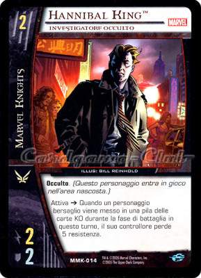 MMK-014 Hannibal King comune -NEAR MINT-