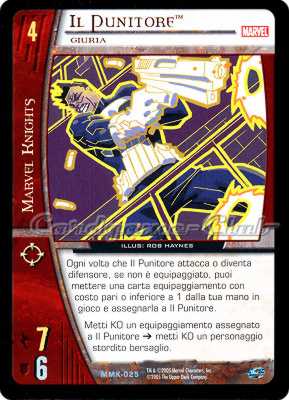MMK-025 Il Punitore non comune -NEAR MINT-