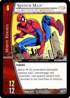MMK-027 Spider-Man comune -NEAR MINT-