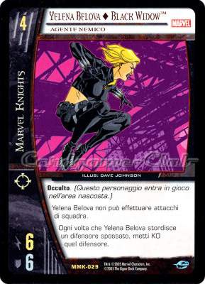 MMK-029 Yelena Belova + Black Widow rara -NEAR MINT-