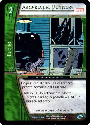 MMK-039 Armeria del Punitore non comune -NEAR MINT-