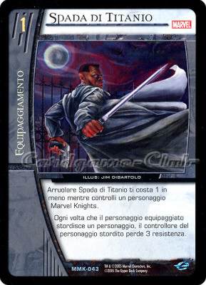 MMK-043 Spada di Titanio non comune -NEAR MINT-