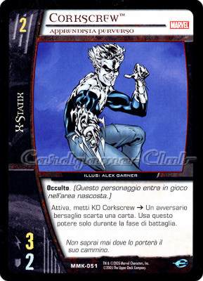 MMK-051 Corkscrew comune -NEAR MINT-